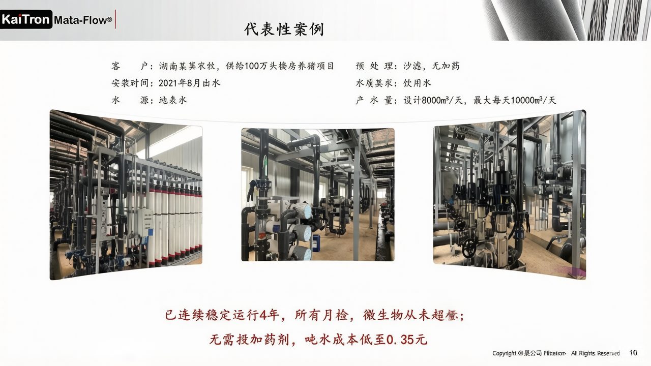 畜牧净水,湖南茶陵 8000方/天